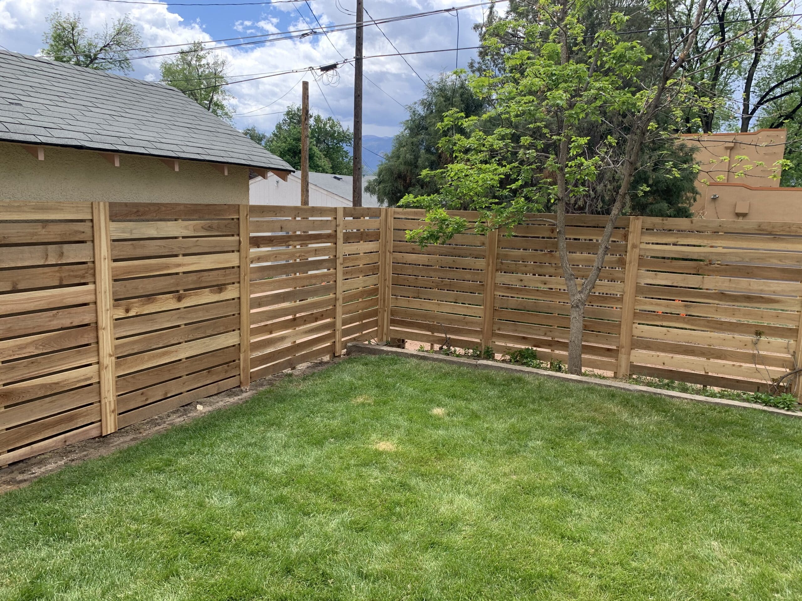 Custom Built Fence Services - Residential - Footprint Home Experts proudly serves Colorado Springs, Monument, Castlerock, Denver, Peyton, and Black Forrest.