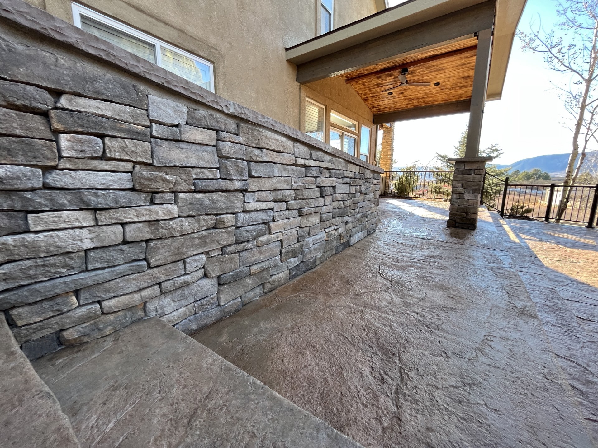 Custom Built Hardscapes-Residential - Footprint Home Experts proudly serves Colorado Springs, Monument, Castlerock, Denver, Peyton, and Black Forrest.